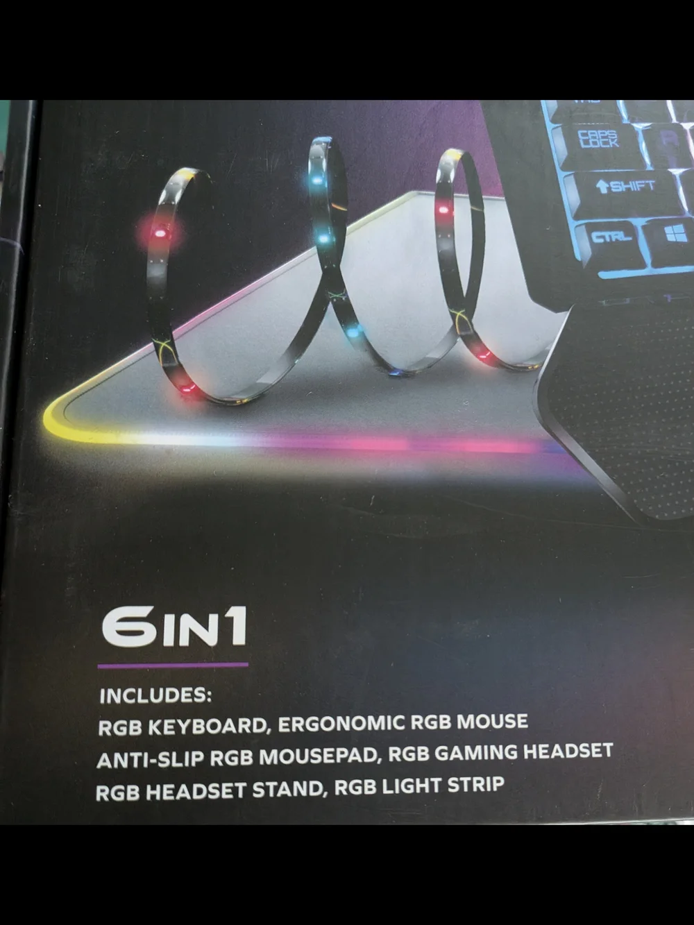 RGB Gaming Keyboard with Multicolor Backlight